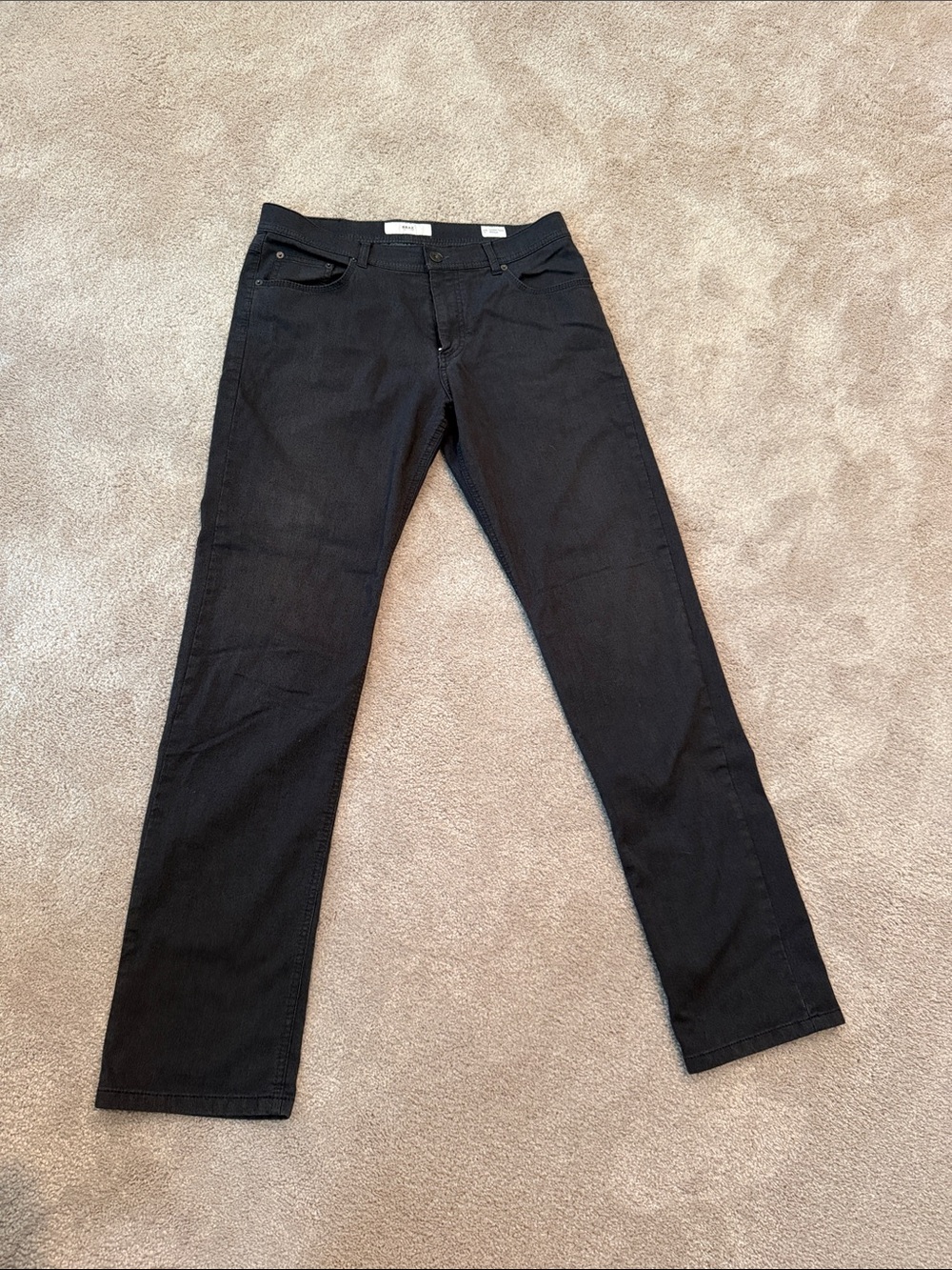Men's Black Straight Jeans - Classic Everyday Fit - Brad